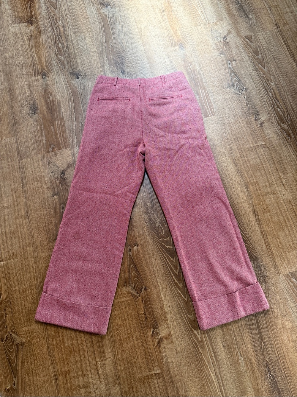 Free people Men's Pink Wool-Blend Trousers - Picture 2 of 4